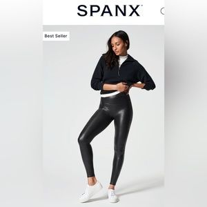 Spanx faux leather leggings